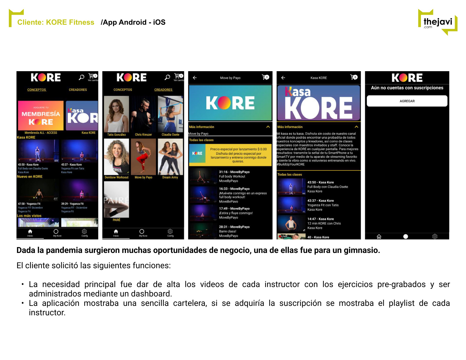 KORE Fitness preview