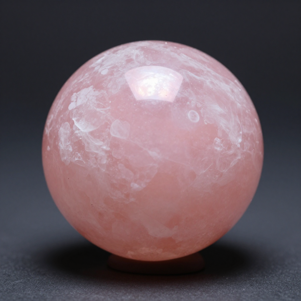 Esfera de Cuarzo Rosa 7cm